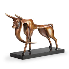 SPI Home Contemporary Bull Statue-Iron Home Concepts