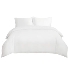 Bedsure White Duvet Cover Queen Size - Soft Double Brushed Duvet Cover for Kids with Zipper Closure, 3 Pieces, Includes 1 Duvet Cover (90"x90") & 2 Pillow Shams, NO Comforter