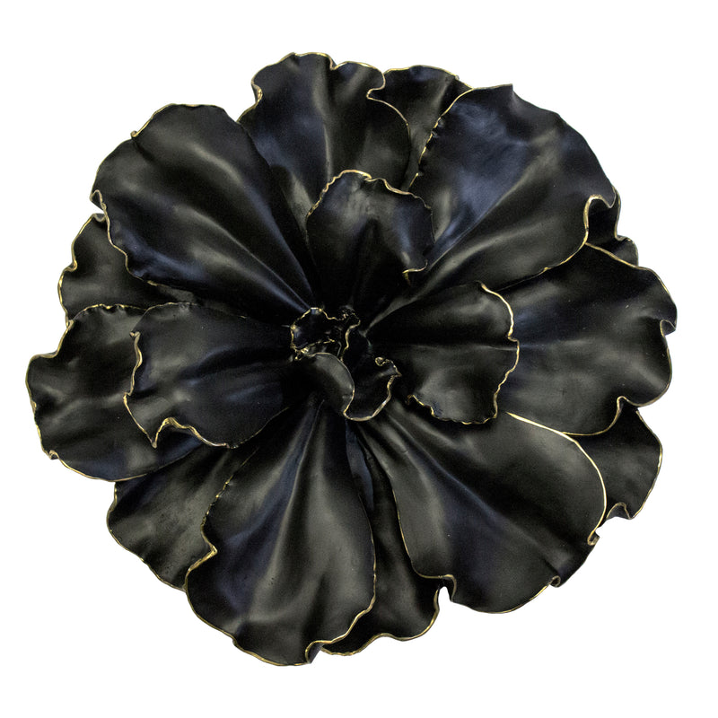 Black/Gold Wall Flower 20