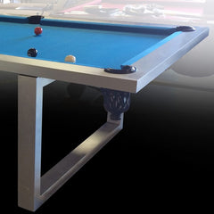 AFD Home New Modern Stainless Steel Pool Table Indoor/ Outdoor