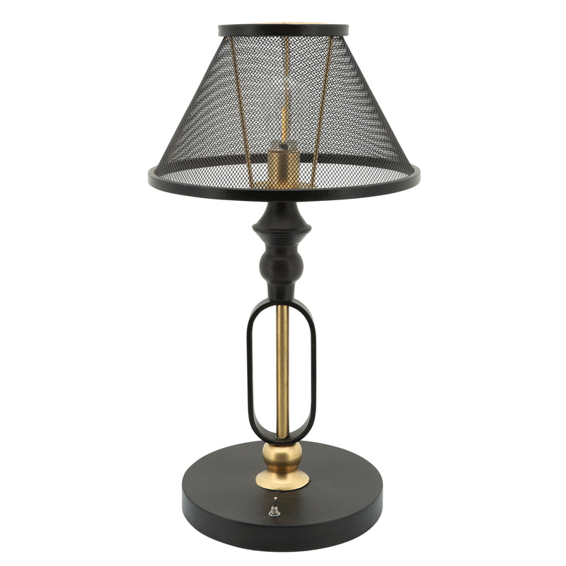 Industrial Led Table Lamp W/Shade