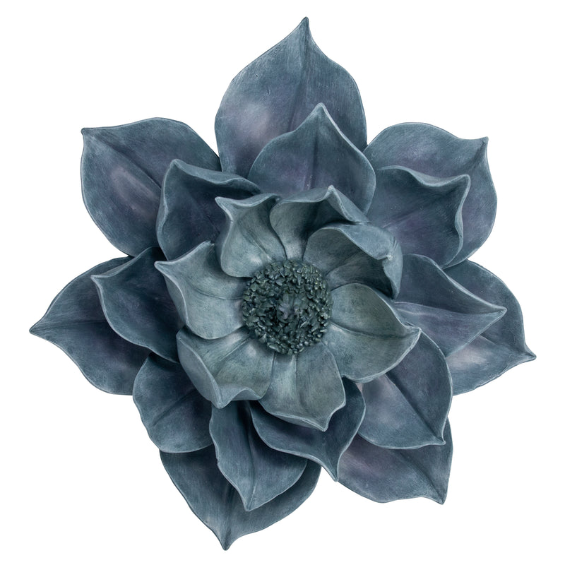 Blue Lotus Wall Flower 14.25