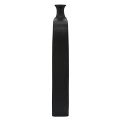 24" Vase W/ Cut-Out, Black