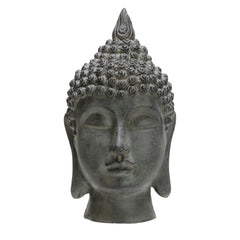 20" Buddha Head, Gray