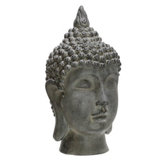 20" Buddha Head, Gray