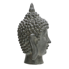 20" Buddha Head, Gray