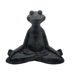 16" Yoga Frog, Black