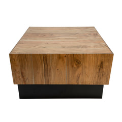 Acacia Wood, Coffee Table, Black