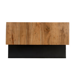 Acacia Wood, Coffee Table, Black