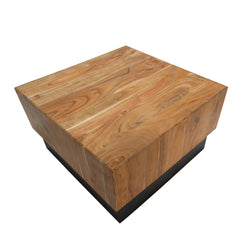 Acacia Wood, Coffee Table, Black