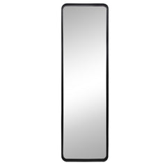 62" Rectangular Mirror, Black