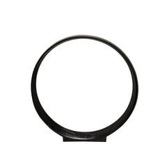 S/2 12/14" Aluminum Ring, Black