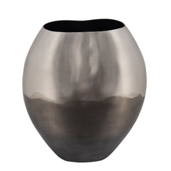 11"H Ombre Vase, Silver