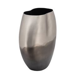 11"H Ombre Vase, Silver