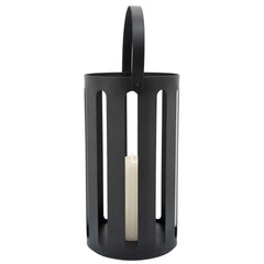 S/2 Cut-Out Metal Lanterns, Black