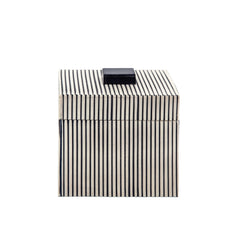 S/2 Ribbed Boxes W/ Lid