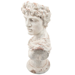 Resin, 31"H David Bust, Antique White