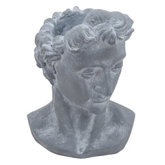 Resin, 21"H Apollo Bust, Gray