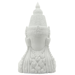 Resin, 42"H Buddha Head, White