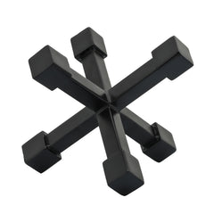 Metal 9" Decorative Jack, Black