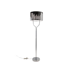 Stainless Steel 59" Skyline Floor Lamp, 2 Bulb, Si