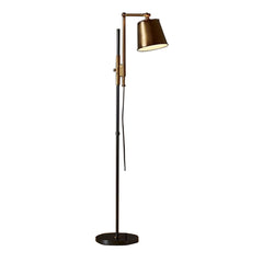 Metal 63" Floor Lamp, Bronze- Kd