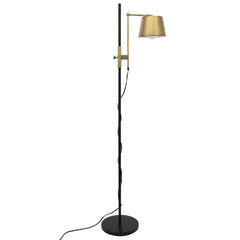 Metal 63" Floor Lamp, Bronze- Kd