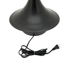 26"H Cone Table Lamp, Black