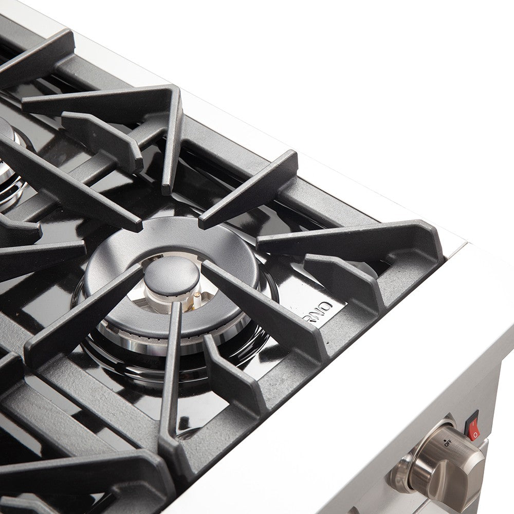 FORNO 36" Galiano Professional Gas Range 6 Italian Burner Stainless Steel Oven FFSGS6244-36