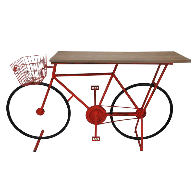 Bicycle Console Table,Red