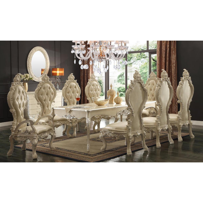 Homey Design Luxury Hd-13012-I - 9Pc Dining Table Set-Iron Home Concepts