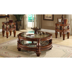 Homey Design Luxury Hd-1521 - 3Pc Coffee Table Set-Iron Home Concepts