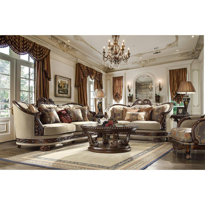 Homey Design Luxury Hd-1623 - 3Pc Sofa Set-Iron Home Concepts