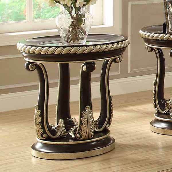 Homey Design Luxury Hd-213 - End Table-Iron Home Concepts