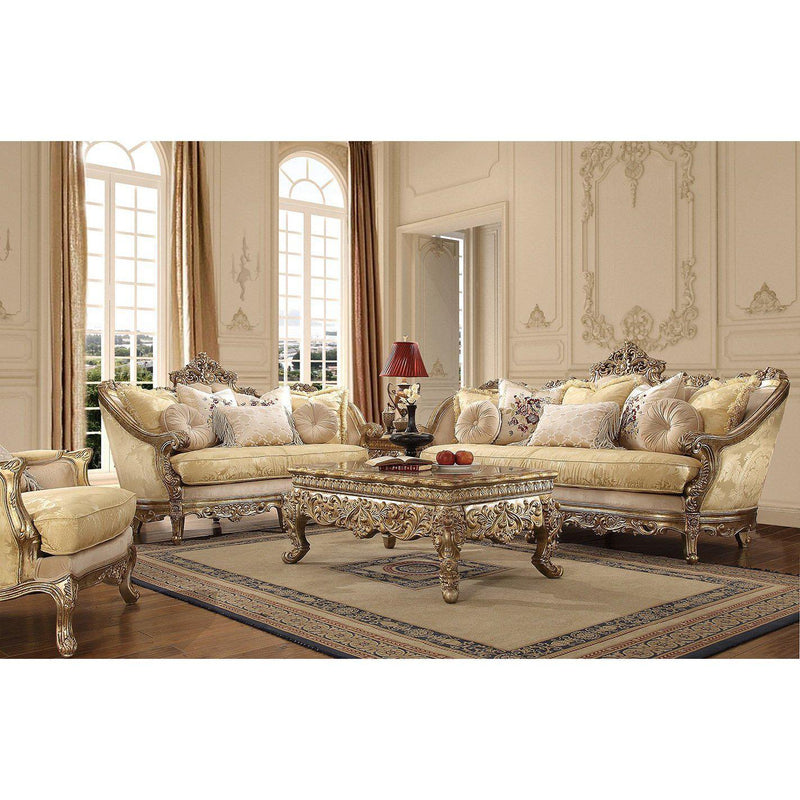 Homey Design Luxury Hd-2626 - 3Pc Sofa Set-Iron Home Concepts