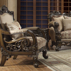 Homey Design Luxury Hd-2658 - 3Pc Sofa Set-Iron Home Concepts