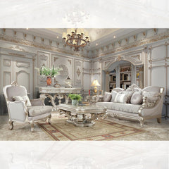 Homey Design Luxury Hd-2662 3Pc Sofa Set-Iron Home Concepts