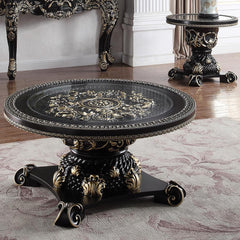 Homey Design Luxury Hd-328B - 3Pc Coffee Table Set-Iron Home Concepts