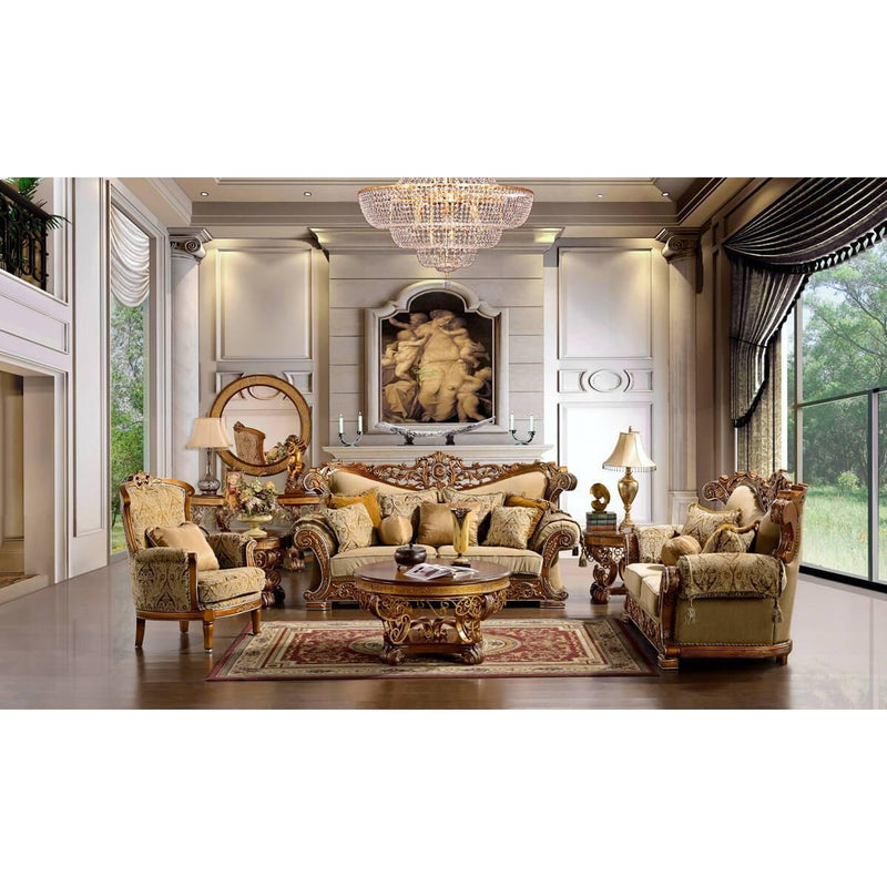 Homey Design Luxury Hd-369 - 3Pc Sofa Set-Iron Home Concepts