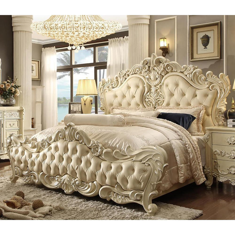 Homey Design Luxury Hd-5800 - Ck Bed-Iron Home Concepts