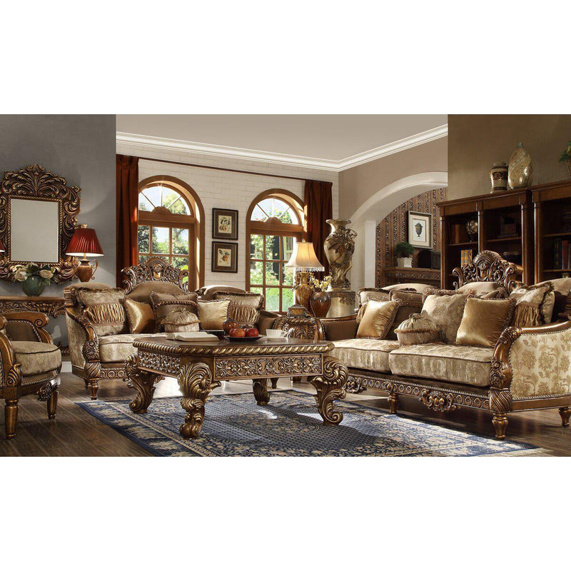 Homey Design Luxury Hd-610 - 3Pc Sofa Set-Iron Home Concepts