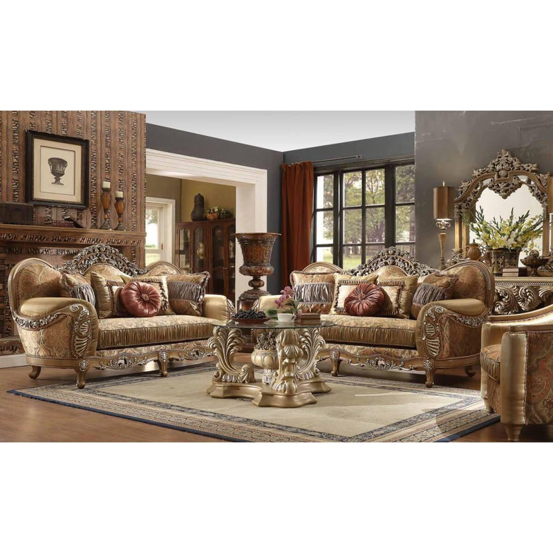 Homey Design Luxury Hd-622 - 3Pc Sofa Set-Iron Home Concepts