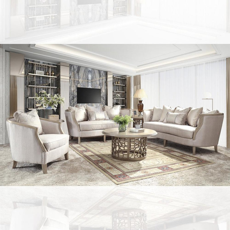 Homey Design Luxury Hd-632 - 3Pc Sofa Set-Iron Home Concepts