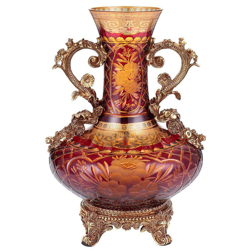 Homey Design Luxury Hd-7015 - Vase-Iron Home Concepts