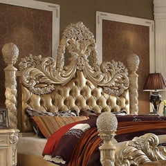 Homey Design Luxury Hd-7266 - Ek 5Pc Bedroom Set-Iron Home Concepts