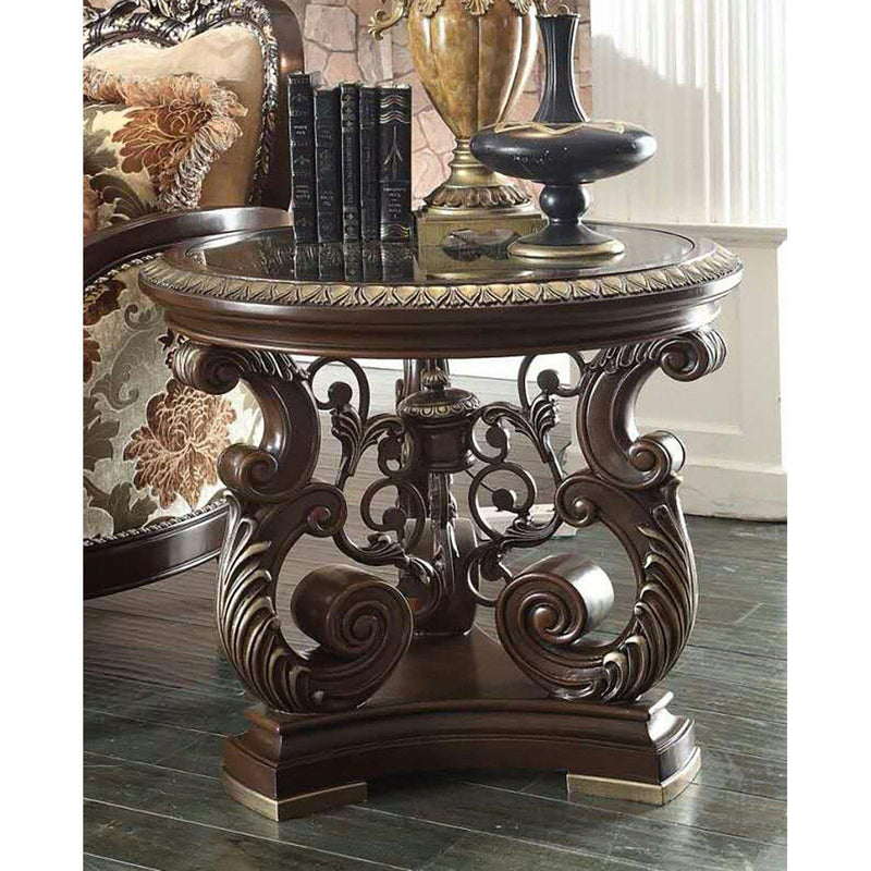 Homey Design Luxury Hd-8013 - End Table-Iron Home Concepts