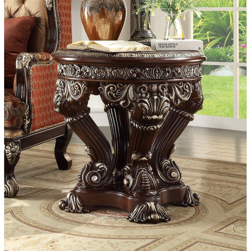 Homey Design Luxury Hd-8017 - End Table-Iron Home Concepts