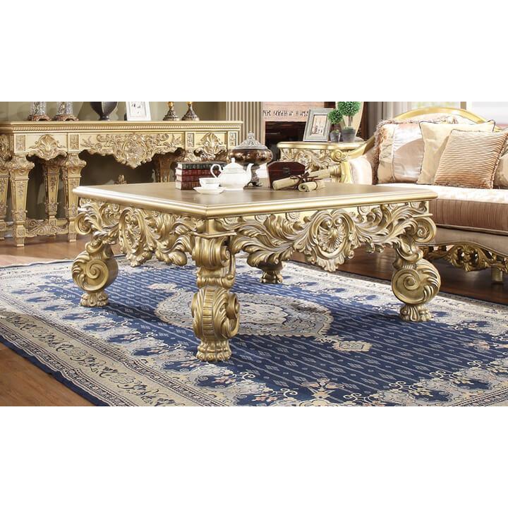 Homey Design Luxury Hd-8086 - Coffee Table-Iron Home Concepts