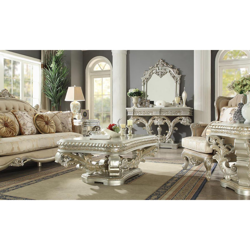 Homey Design Luxury Hd-8088 - 3Pc Coffee Table Set-Iron Home Concepts