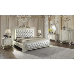 Homey Design Luxury Hd-8091 - Ck Bed-Iron Home Concepts